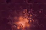 بک گراند انتزاعی عناصر سلولی
