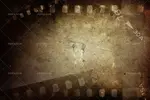 بک گراند قاب و فریم نوار فیلم