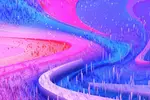 بک گراند انتزاعی گدازه