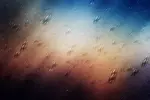 بک گراند قطرات باران و آب
