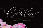 فونت انگلیسی و دستنویس Cintha
