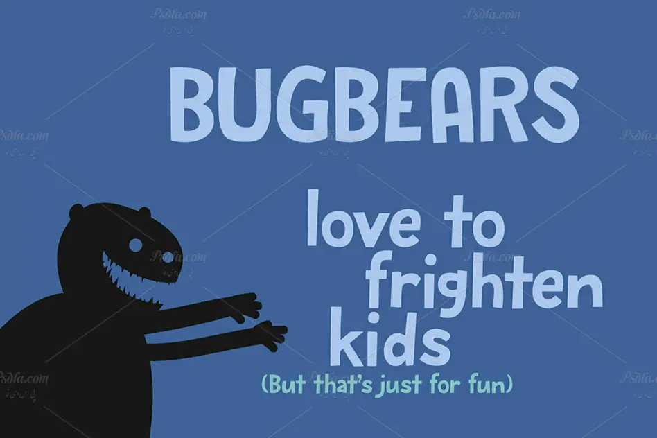 فونت کارتونی Bugbear - 1 فونت کارتونی Bugbear - 1