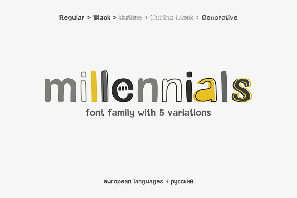 فونت Millennials