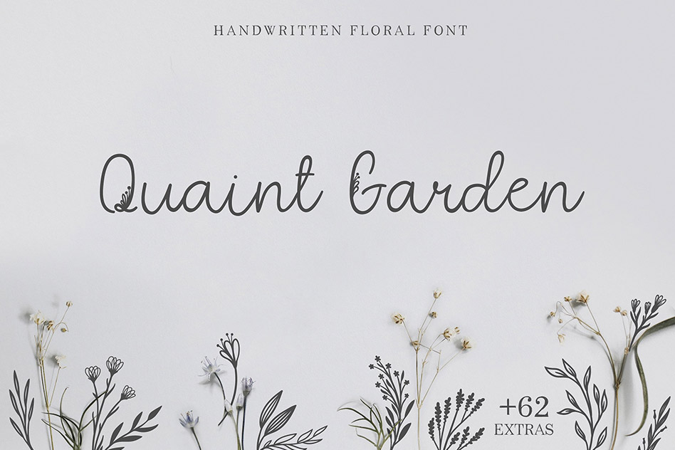 فونت Quaint Garden