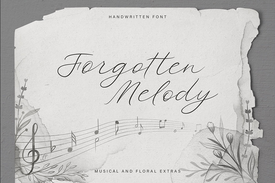 فونت Forgotten Melody