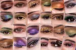 کلاژ میکاپ و آرایش چشم
