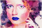 افکت نقاشی آبرنگی عاشقانه