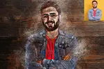 تبدیل عکس به نقاشی هنری روی چوب