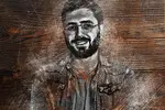 تبدیل عکس به نقاشی هنری روی چوب