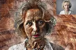 تبدیل عکس به نقاشی هنری روی چوب