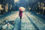 افکت قطرات باران بر روی تصاویر