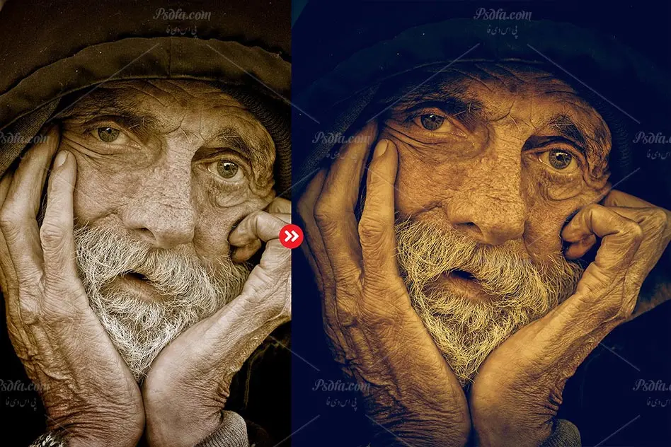 تغییر رنگ قدیمی عکس
