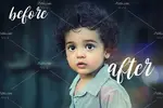 افکت پوششی بوکه و پولک های رنگی