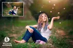 افکت گلبرگ گل بر روی عکس و تصاویر