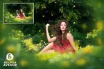 افکت گلبرگ گل بر روی عکس و تصاویر