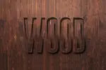 استایل و افکت متن چوب ، سنگ و فلز