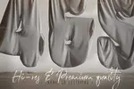 افکت پارچه و بادکنک فویلی حروف