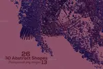 اشکال سه بعدی (3D) انتزاعی