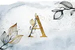 PNG حروف و اعداد گلدار