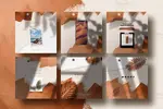 قالب لایه‌باز پست و استوری اینستاگرام