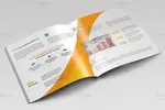 بروشور دو لت مربعی شرکتی