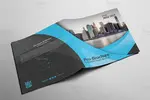 بروشور دو لت مربعی شرکتی