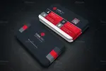 کارت ویزیت شرکتی لایه باز
