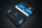 کارت ویزیت شرکتی لایه باز
