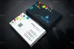 کارت ویزیت با بک گراند زیبا