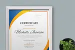 قالب لایه‌باز سرتیفیکیت و لوح تقدیر