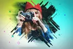 افکت گلیچ و نویز عکس و تصاویر 