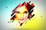 افکت گلیچ و نویز عکس و تصاویر 