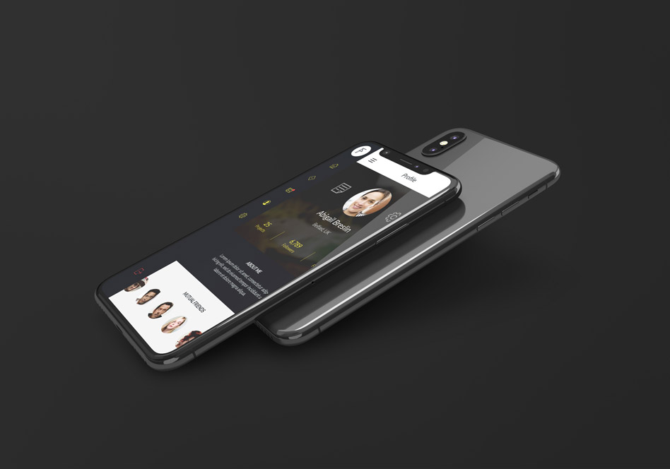 موکاپ و پیش نمایش موبایل iPhone X