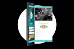موکاپ صفحه نمایش موبایل