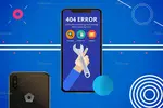 موکاپ انتزاعی آیفون ایکس اس