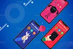 موکاپ انتزاعی آیفون ایکس اس