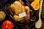 موکاپ چیدمان غذای خوشمزه