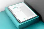 موکاپ کتاب سیمی
