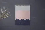 موکاپ دفتر فنری و اسپیرال عمودی