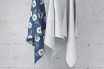 موکاپ و پیش نمایش پارچه آویزان