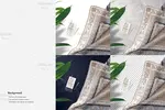 موکاپ روسری ابریشمی