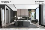موکاپ تخت خواب و اتاق خواب