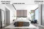 موکاپ تخت خواب و اتاق خواب