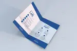 موکاپ بروشور دو لتی ساده