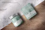 موکاپ بطری و جعبه کرم