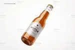 موکاپ بطری ماءالشعیر و دلستر