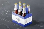 موکاپ بطری ماءالشعیر و دلستر