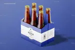 موکاپ بطری ماءالشعیر و دلستر