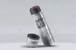 موکاپ قمقمه و فلاسک استیل