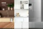 موکاپ ظرف شیشه‌ای ادویه جات